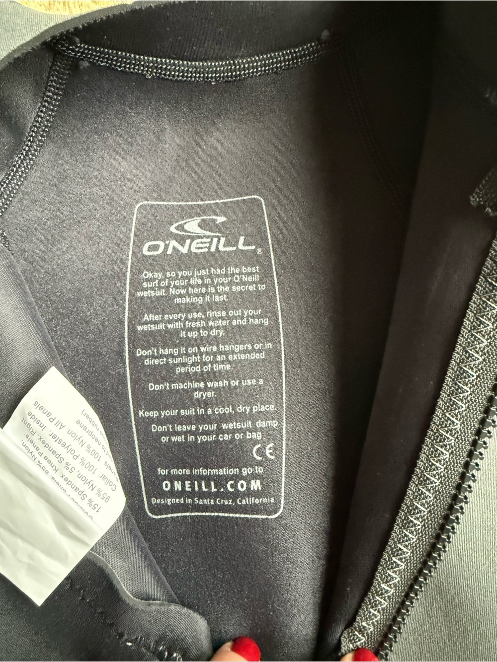 NWT O’Neill Women’s Bahia 2/1mm Front Zip Long Sleeve Surf/Wet Suit – Size 4 - Picture 5 of 12